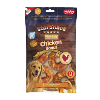 Nobby StarSnack Лакомства для собак BBQ Chicken Donut 220 г