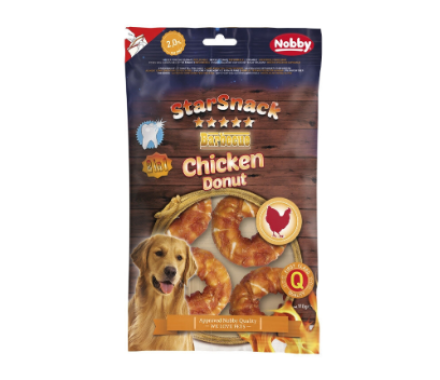 Nobby StarSnack Лакомства для собак BBQ Chicken Donut 220 г