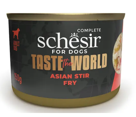 Schesir Taste the World Консерва для собак Курица по-азиатски 150 г