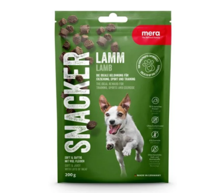 Mera Лакомства для собак Snacker Ягнёнок 200 г