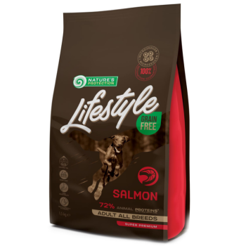Nature\'s Protection Сухой корм для собак Lifestyle All Breeds Лосось 1,5 кг