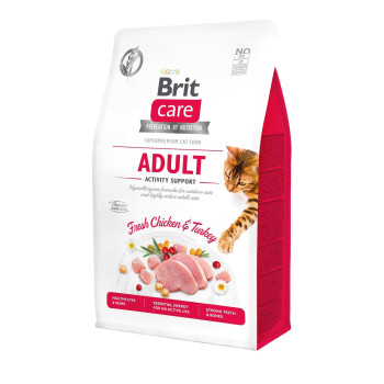 Brit Care Adult Activity Support Сухий корм для котів 400 г