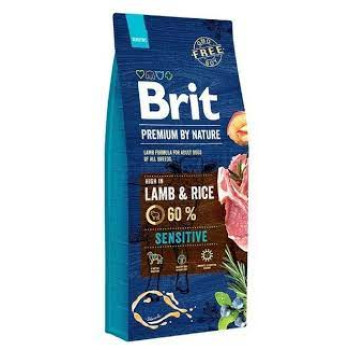 Brit Premium Nature Sensitive Сухой корм для собак Ягнёнок и рис 15 кг