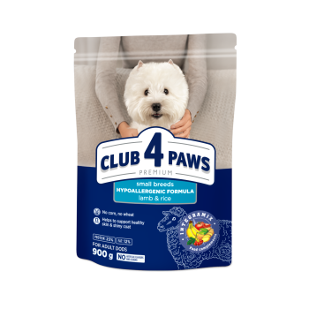 C4P Premium Small Breed Сухой корм для собак Ягнёнок и рис 900 г