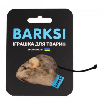 Barksi Игрушка для кошек Мини Мышка с бубенчиком 3x5 см