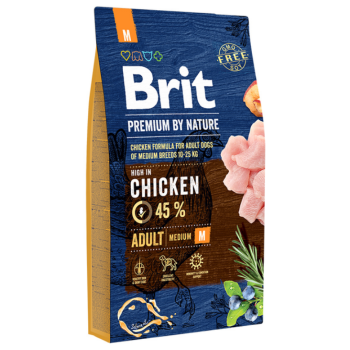 Brit Premium Сухой корм для собак Курица M 8 кг