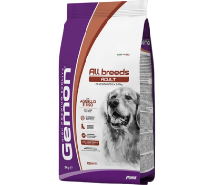 Monge Сухий корм для собак Gemon Dog All breeds Adult Лосось з рисом 20 кг