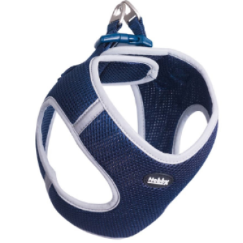 Nobby Шлейка для собак Mesh Delight XS нейлон 1,5х30-35х35-40 см синяя