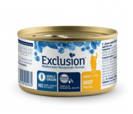 Exclusion Консерва для котів Яловичина 85 г