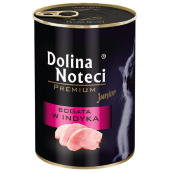 Dolina Noteci Premium Консерва для кошенят Шматочки з індичкою в соусі 400 г