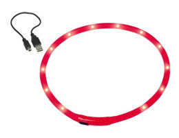 Nobby Ошейник для собак USB Visible 1x70 см красный