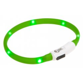 Nobby Ошейник для собак USB Visible 0,7x45 см зеленый