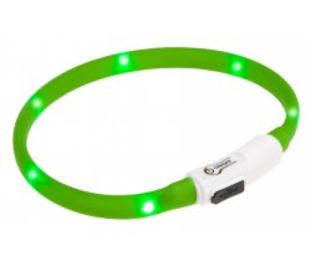 Nobby Ошейник для собак USB Visible 0,7x45 см зеленый