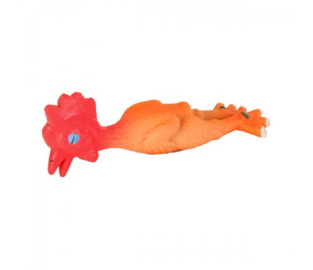 Trixie toy for dogs of chicken with a squeak latex 15 cm