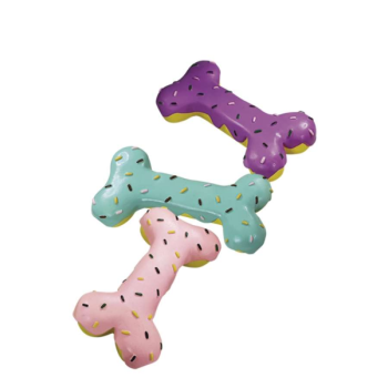 Nobby toy for dogs bone dessert latex 19 cm Purple/green