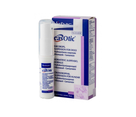 Virbac Easotic Краплі для лікування отитів у собак 10 мл