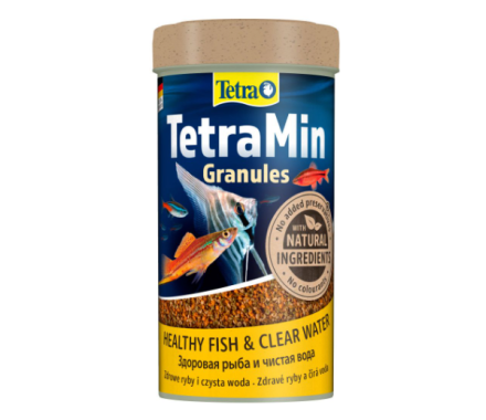 Tetra Min Granules Корм для аквариумных рыбок Гранулы 250 мл