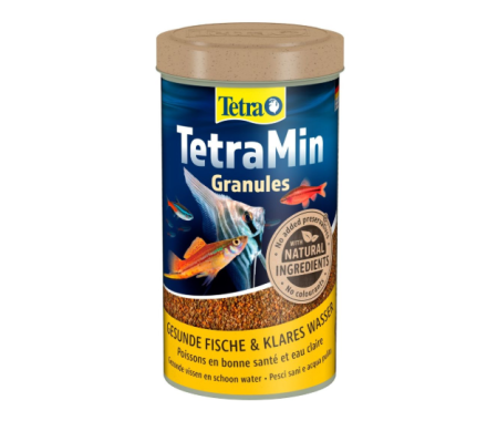 Tetra Min Mini Granules Корм для аквариумных рыбок Гранулы 500 мл