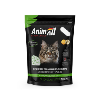 AnimAll Наполнитель силикагелевый Зелёный изумруд 10,5 л