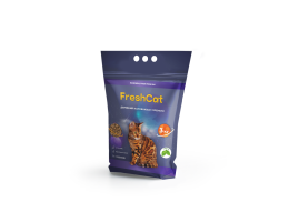 Fresh Cat Наполнитель древесный с ароматом мяты 3 кг