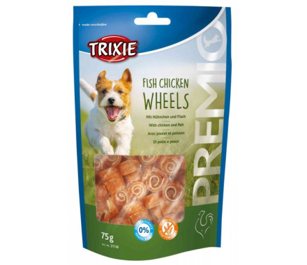 Trixie Ласощі для собак Premio Fish Chicken Wheets Риба та курка 75 г