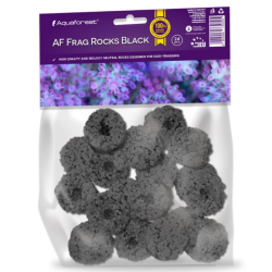 Aquaforest Плашки для посадки коралів Frag Rocks Black 24 шт