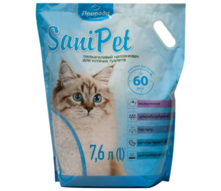 Природа Sani Pet Наполнитель силикагелевый 7,6 л