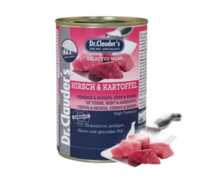 Dr.Clauder´s Консерва для собак Оленина и картофель 400 г