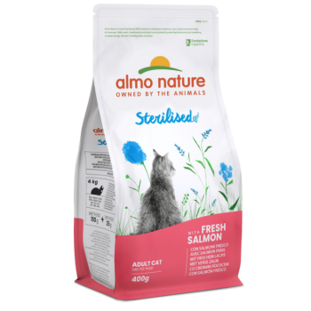 Almo Nature Holistic Сухий корм для котів Sterilized Свіжий лосось 400 г
