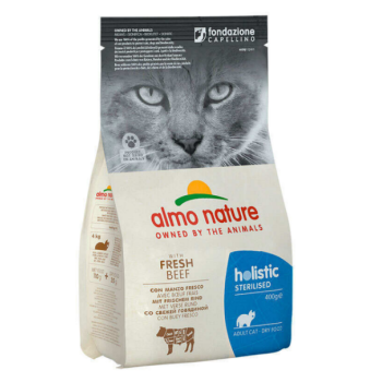 Almo Nature Holistic Сухий корм для котів Sterilized Свіжа яловичина 400 г