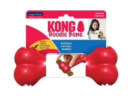 Kong Goodie Bone Іграшка для собак Кісточка для ласощів L червона