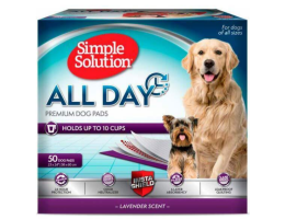 Simple Solution Пелёнки для собак с ароматом лаванды All Day 58х60 см 50 шт