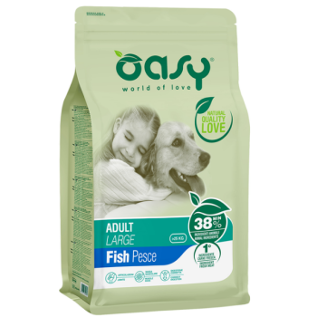 Oasy Сухий корм для собак Lifestage Large Breed Риба 12 кг