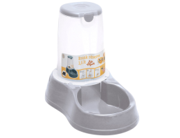 Stefanplast Миска для кошек и собак Break Reserve Food 1,5 л серая