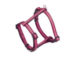 Nobby Шлейка для собак Mini Reflect XS 1х25-35 см красная