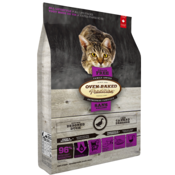 Oven-Baked Tradition Grain Free Сухой корм для котов беззерновой Утка 4,54 кг