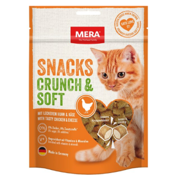Mera Лакомства для котов Crunch&Soft Курица 200 г