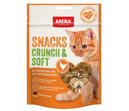 Mera Лакомства для котов Crunch&Soft Курица 200 г