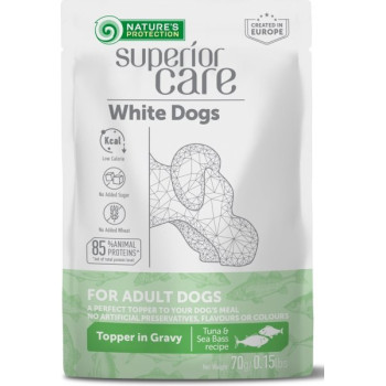 Nature\'s Protection Влажный корм для собак White Dogs Тунец и морской окунь 70 г
