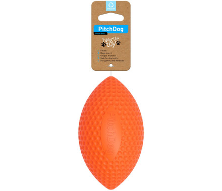 PitchDog Sportball Спортивний м'яч для апортування 9 см помаранчевий