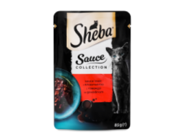 Sheba Вологий корм для котів Яловичина в соусi 85 г
