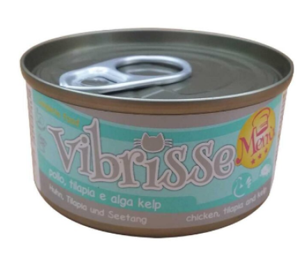 Vibrisse Menu Консерва для котов с курицей и талапией в соусе из водорослей 70 г