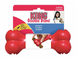 Kong Goodie Bone toy for dogs bone for treats s red