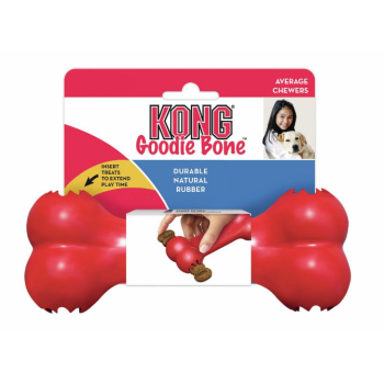 Kong Goodie Bone toy for dogs bone for treats s red