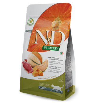 Farmina N&D Prime Grain Free Adult Сухой корм для котов Тыква с уткой и дыней 2 кг