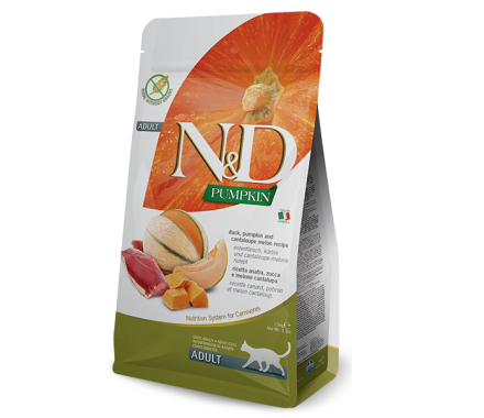 Farmina N&D Prime Grain Free Adult Сухой корм для котов Тыква с уткой и дыней 2 кг