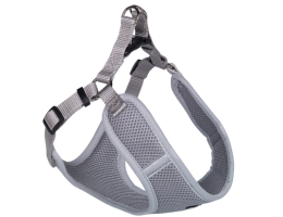 Nobby Шлейка для собак Mesh Reflect XL нейлон-флис 2,5х69-83х66 см серая