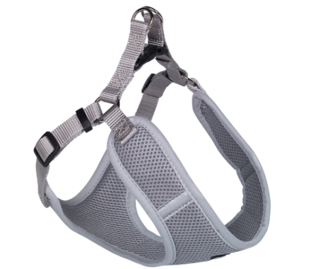 Nobby Шлейка для собак Mesh Reflect XL нейлон-флис 2,5х69-83х66 см серая