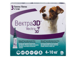 Vectra 3D by Ceva Краплі для собак 4,1-10 кг 1х1,6 мл