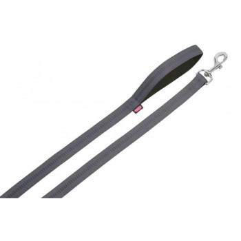 Nobby Поводок для собак Soft Grip L-XL 2,5х120 см серый